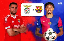 Benfica vs Barcelona: Thách thức "gã khổng lồ" | 3h00 ngày 22/1