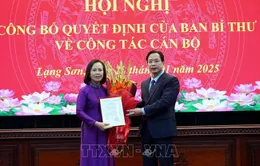 Bà Đoàn Thị Hậu giữ chức Phó Bí thư Thường trực Tỉnh ủy Lạng Sơn