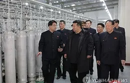 Thị sát cơ sở vật liệu hạt nhân, Chủ tịch Triều Tiên Kim Jong-un gửi đi thông điệp mạnh mẽ