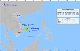 Áp thấp nhiệt đới suy yếu dần thành vùng áp thấp