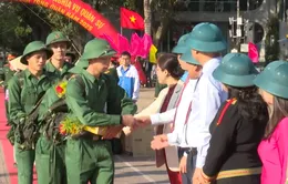 Hơn 2.500 thanh niên Đắk Lắk hăng hái nhập ngũ