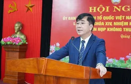 Ông Phạm Quang Long giữ chức Chủ tịch Ủy ban MTTQ tỉnh Quảng Bình