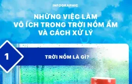 INFOGRAPHIC: Những việc làm vô ích trong trời nồm ẩm và cách xử lý