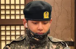 V (BTS) đạt danh hiệu chiến binh đặc biệt trong quân đội