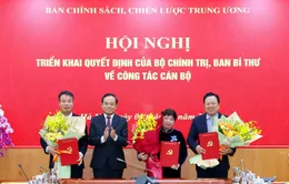 Ban Chính sách, chiến lược Trung ương có 3 tân Phó Trưởng Ban