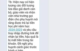 Giả mạo giáo viên lừa hoàn tiền học phí