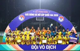 CLB TP.HCM vô địch giải bóng đá Nữ Cúp Quốc gia 2025