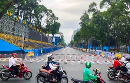 Khán đài 5.000 chỗ sắp hoàn thiện cho đại lễ 50 năm Giải phóng miền Nam