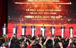 Lễ phát động phong trào và ra mắt nền tảng “Bình dân học vụ số”
