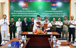 Hải quân Việt Nam - Campuchia rút kinh nghiệm tuần tra trên vùng nước lịch sử