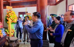 Đồng chí Nguyễn Trọng Nghĩa thăm các điểm di tích quốc gia đặc biệt tại Bình Phước
