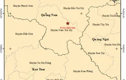 Xảy ra 3 trận động đất tại huyện Nam Trà My, Quảng Nam