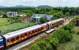 Trải nghiệm "Hành trình văn hóa đất Võ" bằng đường sắt.