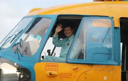 Tiễn đoàn phi công hoàn thành nhiệm vụ bay trong lễ diễu binh trở về đơn vị