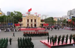 Sẵn sàng cho lễ diễu binh, diễu hành kỷ niệm 70 năm Giải phóng Hải Phòng