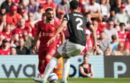 Liverpool và Arsenal chia điểm sau màn rượt đuổi nghẹt thở tại Anfield