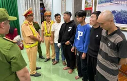 Bắt nhóm đối tượng chém người ở Lâm Đồng đang trên đường bỏ trốn về Quảng Ngãi