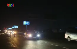 Cầu Cần Thơ mất điện lưới phải dùng máy phát điện