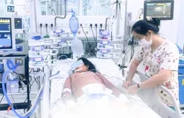 Bé gái dư cân bị sốc sốt xuất huyết nặng, rối loạn đông máu, suy hô hấp