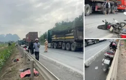 Tai nạn liên hoàn trên Quốc lộ 1A giữa xe đầu kéo và 3 xe mô tô khiến 1 người tử vong