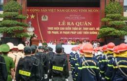 Công an TP Đà Nẵng ra quân cao điểm trấn áp tội phạm trên đường phố