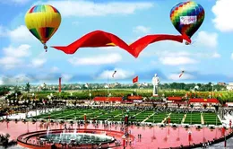Nghệ An: Bay đại kỳ Tổ quốc chào mừng kỷ niệm 135 năm ngày sinh Chủ tịch Hồ Chí Minh