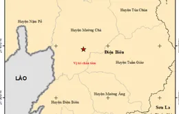 Tiếp tục xuất hiện động đất độ lớn 4.0 tại Mường Chà, Điện Biên