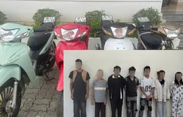 Bắt giữ 7 đối tượng liên tiếp gây ra 4 vụ trộm cắp xe máy