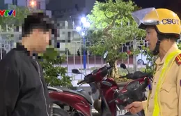 Tăng tuần tra đêm xử lý thanh, thiếu niên vi phạm giao thông