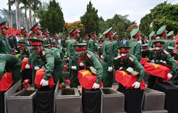 Gia Lai: An táng 23 hài cốt liệt sĩ hy sinh ở Campuchia