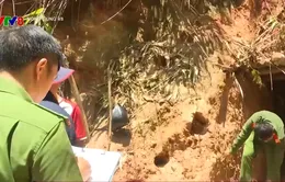 Triệt phá bãi khai thác vàng trái phép ở Gia Lai