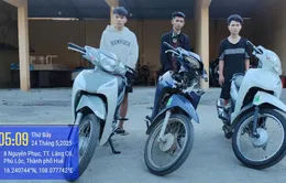 Huế: Bắt nhóm thanh thiếu niên trộm xe liên tỉnh