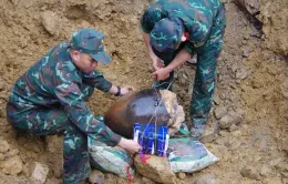 Hủy nổ an toàn 244 vật liệu nổ trục vớt từ lòng sông Đà