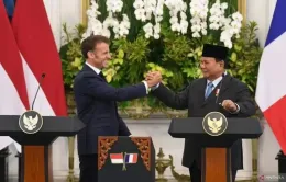 Pháp - Indonesia ký 21 văn kiện hợp tác trong nhiều lĩnh vực
