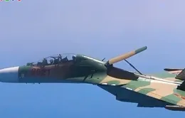 Không quân diễn tập ném bom học tập