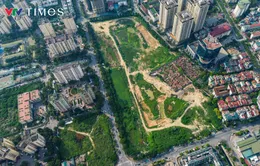 Cận cảnh dự án công viên - hồ điều hòa nghìn tỷ bị “bỏ quên” giữa lòng Hà Nội