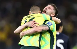 Australia thắng kịch tính Nhật Bản, gần như chắc suất dự World Cup 2026