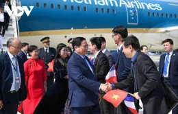 Thủ tướng Phạm Minh Chính tới Nice, bắt đầu chuyến công tác tại Cộng hoà Pháp