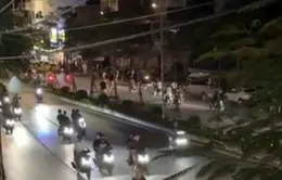 "Quái xế" náo loạn phố trung tâm Hải Phòng lúc rạng sáng