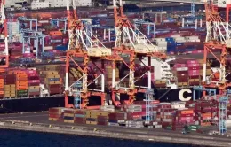 Xuất khẩu của Nhật Bản giảm lần đầu trong 8 tháng