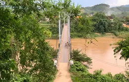 Nghệ An: Sửa chữa cầu treo dân sinh xuống cấp, hư hỏng nặng