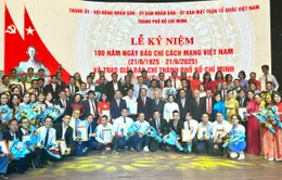 TP Hồ Chí Minh vinh danh 72 tác phẩm báo chí xuất sắc