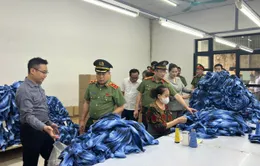 Giám đốc Công an TP Hà Nội kiểm tra công tác chống hàng giả tại xã La Phù