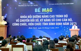Bình Định: Gần 7000 cán bộ hoàn thành chuyển đổi số