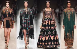 Họa tiết sống động trong BST Valentino 2014