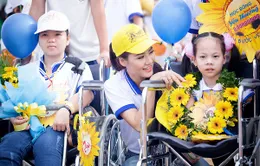 Hoa hậu Trần Thị Quỳnh đi bộ vì người khuyết tật Việt Nam
