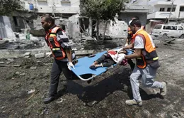 Những hình ảnh đau lòng từ ngày chủ nhật đẫm máu ở Gaza