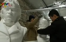 Độc đáo nghệ thuật điêu khắc bằng giấy