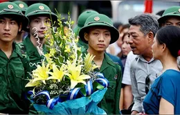 1.900 thanh niên Hà Nội nhập ngũ