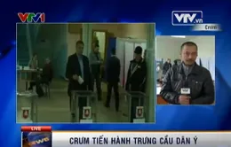 Bỏ phiếu ở Crimea: Đa số cử tri thực hiện xong ý nguyện